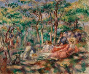 Picnic (frokost på græsset) af Pierre-Auguste Renoir