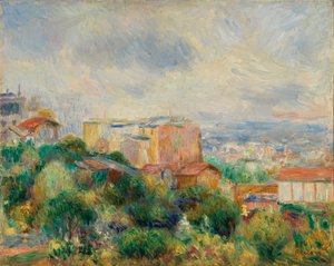 Udsigt fra Montmartre (Vue de Montmartre) af Pierre-Auguste Renoir