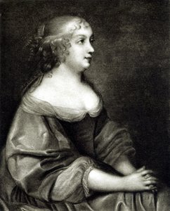 Portræt af Anne af Østrig (1601 - 1666), dronning af Frankrig og Navarra, mor til Ludvig XIV af Pierre (after) Mignard