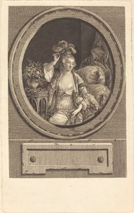 Roxelane af Pierre Adrien Le Beau after Jean Demosthene Dugourc