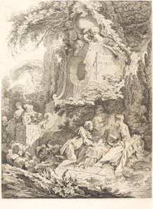 Kærlighedens kilde, 1738. af Pierre Alexandre Aveline