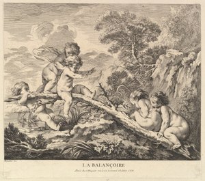 Gyngen, ca. 1738. af Pierre Alexandre Aveline