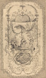 LeMay af Pierre Alexandre Aveline after Antoine Watteau