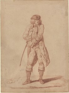 Herre med en rideafgrøde af Pierre Alexandre Wille