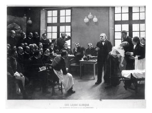 En klinisk lektion med doktor Charcot på Salpetriere, 1887