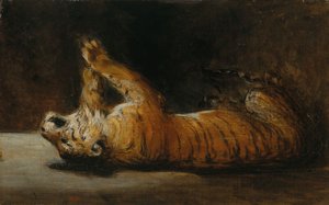 Playing Tiger (olie på lærred)