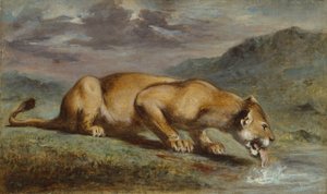 Sårede løvinde, 1840?50