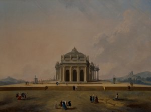 Upeita arkkitehtuuritutkimuksia hahmoilla af Pierre Antoine Demachy