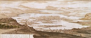 Byen Mexico, fra "Voyages aux Regions Equinoxales du Nouveau Continent" af Alexander von Humboldt (1769-1859) 1810