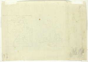 To skitser af en park af Pierre Antoine Mongin