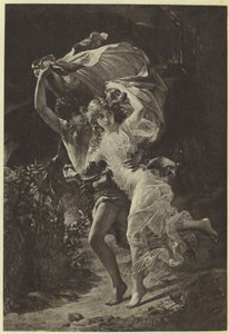 Stormen af Pierre Auguste Cot (fotogravure)