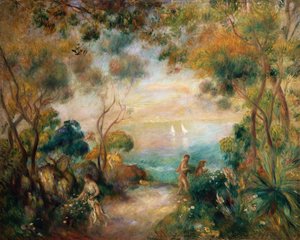 En have i Sorrento af Pierre Auguste Renoir