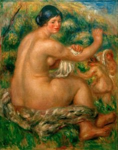 Efter bad af Pierre Auguste Renoir
