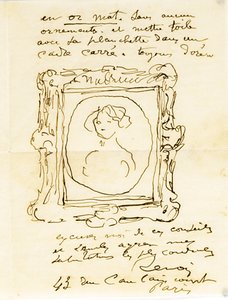 Autografbrev underskrevet til Dr. Fritz Thurneyssen, Paris og Les Collettes, 24. juni 1908 af Pierre Auguste Renoir