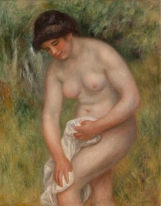 Baderen tørrer sig selv (Baigneuse s