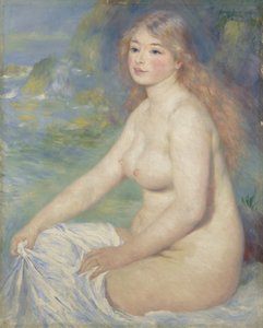 Blond Bader, 1881 af Pierre Auguste Renoir