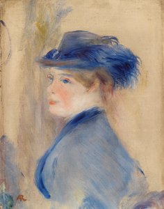 Buste af en kvinde (Buste de femme) af Pierre Auguste Renoir