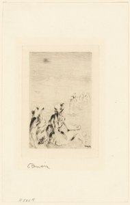 Børn på stranden, Berneval af Pierre Auguste Renoir