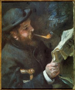 Claude Monet af Pierre Auguste Renoir