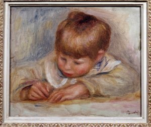 Coco forfatter Maleri af Pierre Auguste Renoir (1841-1919). 1906. Dim. 0,29 x 0,37 m. Lyon, Museum of Fine Arts af Pierre Auguste Renoir