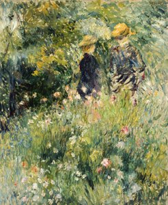 Samtale i en rosenhave, 1876 af Pierre Auguste Renoir