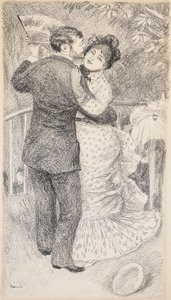 Landskabsdans, 1883 af Pierre Auguste Renoir