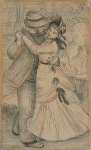 Landskabsdans, 1883 af Pierre Auguste Renoir