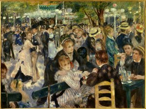 Dans på Le Moulin de la Galette af Pierre Auguste Renoir