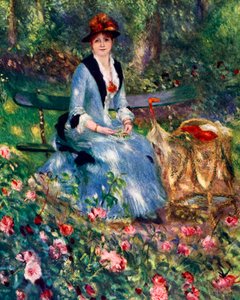 I Roserne, 1882, 1929 af Pierre Auguste Renoir