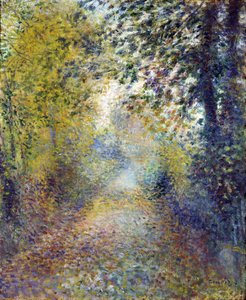 ""I skoven"" (i skoven) Maleri af Pierre Auguste Renoir (1841-1919) 1880 Dim 55,8x46,3 cm National Museum of Western Art, Tokyo af Pierre Auguste Renoir