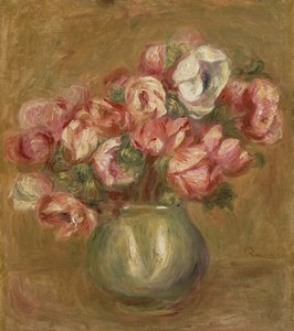Blomster i en grøn vase, 1906 af Pierre Auguste Renoir