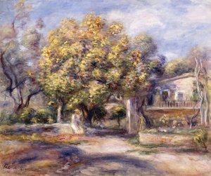 House at Cagnes, ca. 1905 (olie på lærred) af Pierre Auguste Renoir