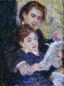 I studiet: Georges Riviere og Marguerite Legrand af Pierre Auguste Renoir