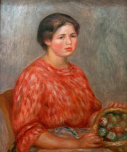 La Fruitiere af Pierre Auguste Renoir