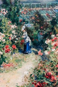 La Serre, detalje, ca. 1876 (Olie på lærred) af Pierre Auguste Renoir