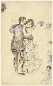 La danse? la campagne (Dansen på landet) af Pierre Auguste Renoir