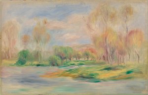 Landskab af Pierre Auguste Renoir