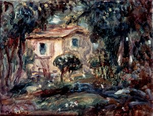 Landskab. Le Cannet, 1902. af Pierre Auguste Renoir