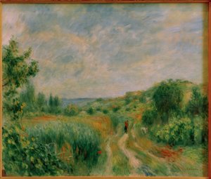 Landskab nær Essoyes af Pierre Auguste Renoir