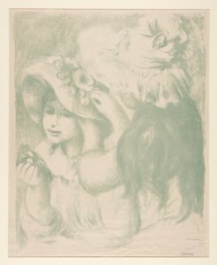 Le Chapeau ?pingl? (The Pinned Hat) af Pierre Auguste Renoir