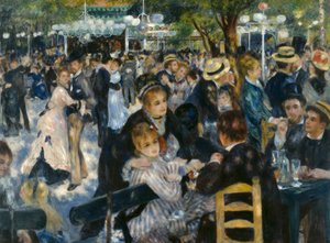Moulin de la Galette af Pierre Auguste Renoir