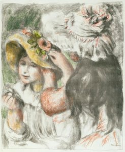 Den fastklemte hat af Pierre Auguste Renoir