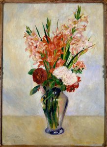Gladiolusmaleri af Pierre Auguste Renoir (1841-1919) 1885 søn. 0,75 x 0,54 m Paris, Orsay Museum af Pierre Auguste Renoir