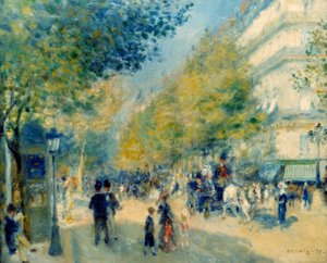 De store boulevarder af Pierre Auguste Renoir