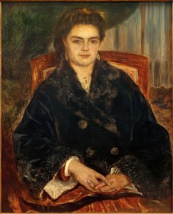 Fru Edouard Bernier af Pierre Auguste Renoir