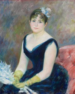 Fru Léon Clapisson af Pierre Auguste Renoir