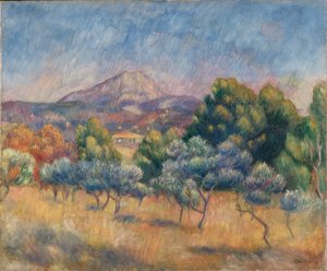 Mont Sainte-Victoire af Pierre Auguste Renoir