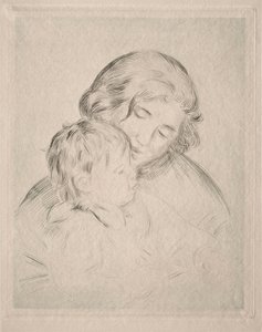 Mor og barn. af Pierre Auguste Renoir