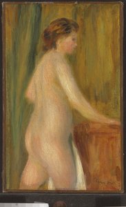 Nøgen med badehåndklæde, ca.1900