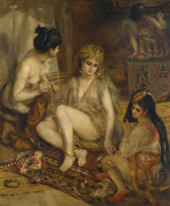 Parisiennes i algerisk kostumeharem, 1872 af Pierre Auguste Renoir